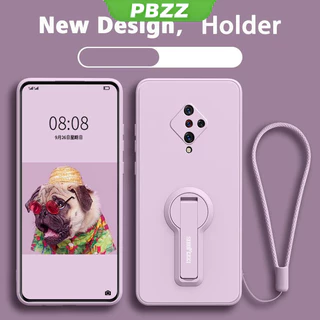PBZZ FOR เคส ปลอก VIVO S1 Pro VIVO S1 เคสโทรศัพท์ softcase Liquid ซิลิโคน Protector กันกระแทกกันกระแทกกันกระแทกการออกแบบใหม่360 ° พร้อมผู้ถือ YTXZZJ01