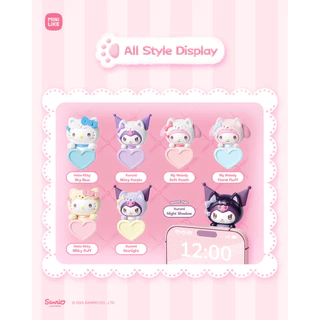 พร้อมส่ง🇹🇭 MTA. Sanrio Guardian Meow Squad Lying Bean Phone Hipper Blind Box กล่องสุ่ม 💯 ของแท้（กด12ชิ้น=1box）