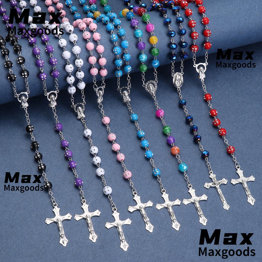 MAXG 1 PC คาทอลิกสร้อยคอผู้หญิงชุดของขวัญรูปแบบต่างๆ