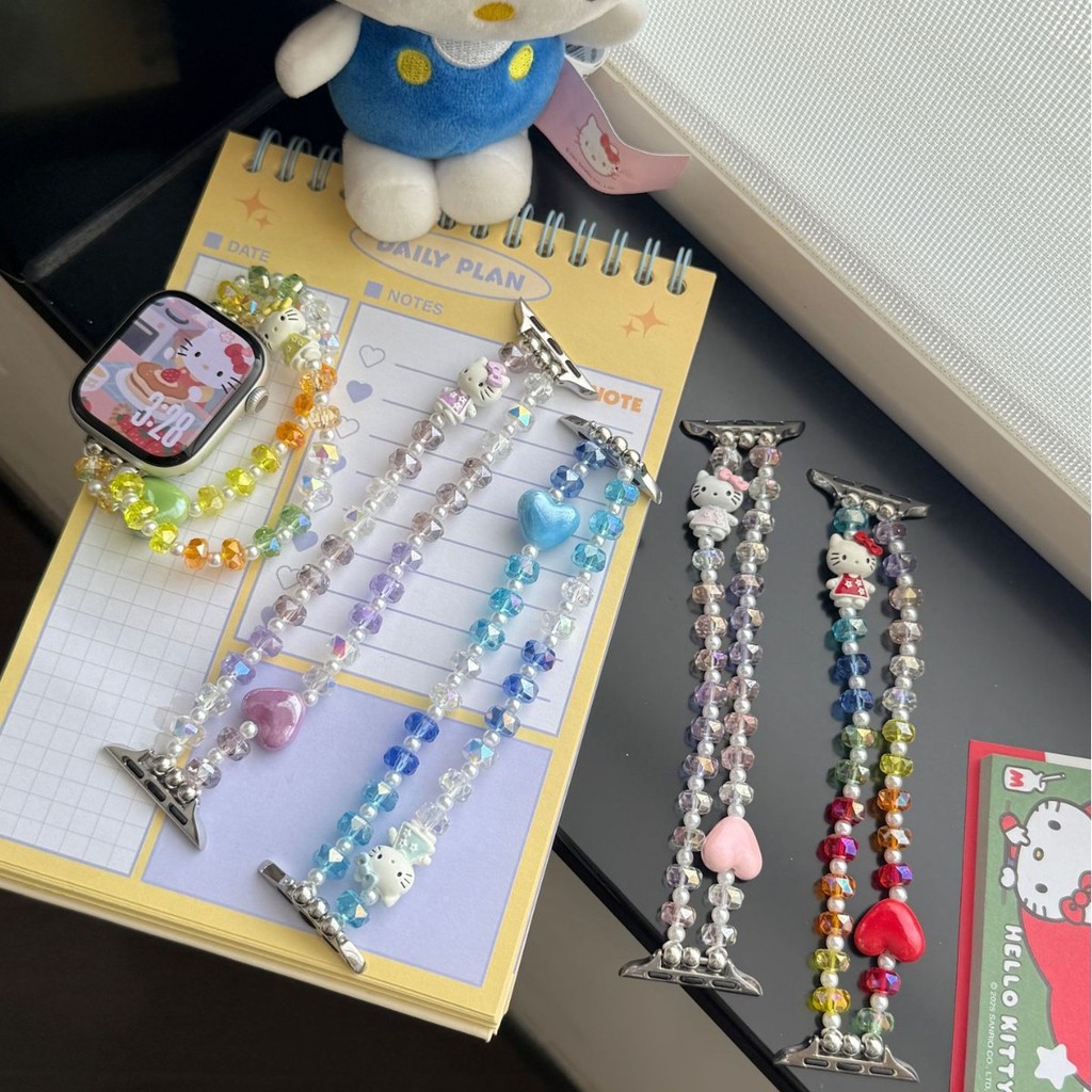 Katy Beaded Strap เหมาะสําหรับ Apple Watch iwatch11 Generation 10/9876Ultra/SE