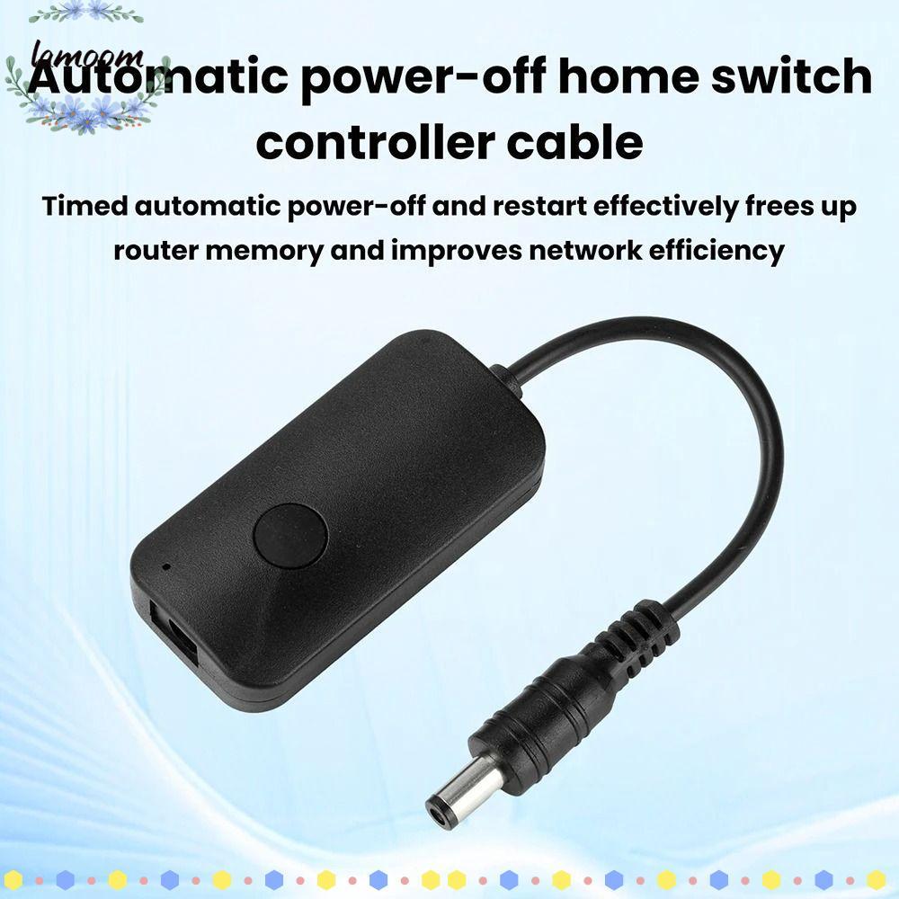 LAMOO Router Rebooter, Automatic Restart Adjustable WiFi Timer, Plug and Play 24/48//72 ชั่วโมง Univ