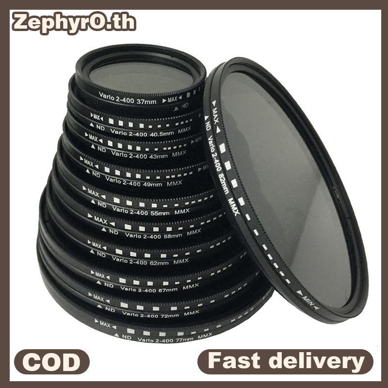 Null Fader Variable ND Filter ปรับได้ ND2 ถึง ND400 Neutral Density 40.5 43 46 49 52 55 58 62 67 72 