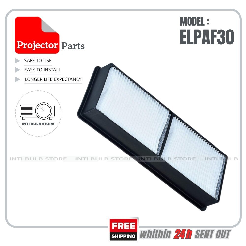 สําหรับ Epson ELPAF30 โปรเจคเตอร์กรองอากาศ V13H134A30 EB-D6155W EB-D6250 EB-G7000W EB-G7100/NL EB-G7