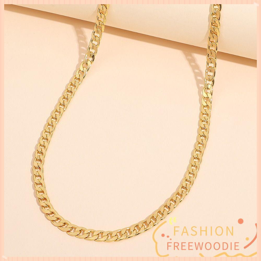 FREEWOODIE - สร้อยคอมากกว่า ชุบทอง 18K และสร้อยข้อมือชุบทอง 18K