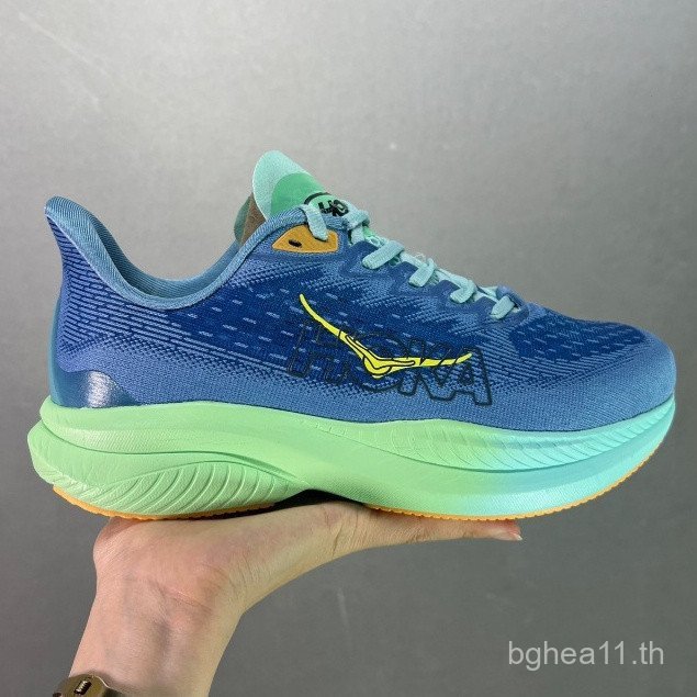666 Hoka Mach 6 ผู้ชายผู้หญิงกีฬารองเท้าน้ําหนักเบาวิ่ง Laces Cushioning สนับสนุน JQJL PBUG H1N8