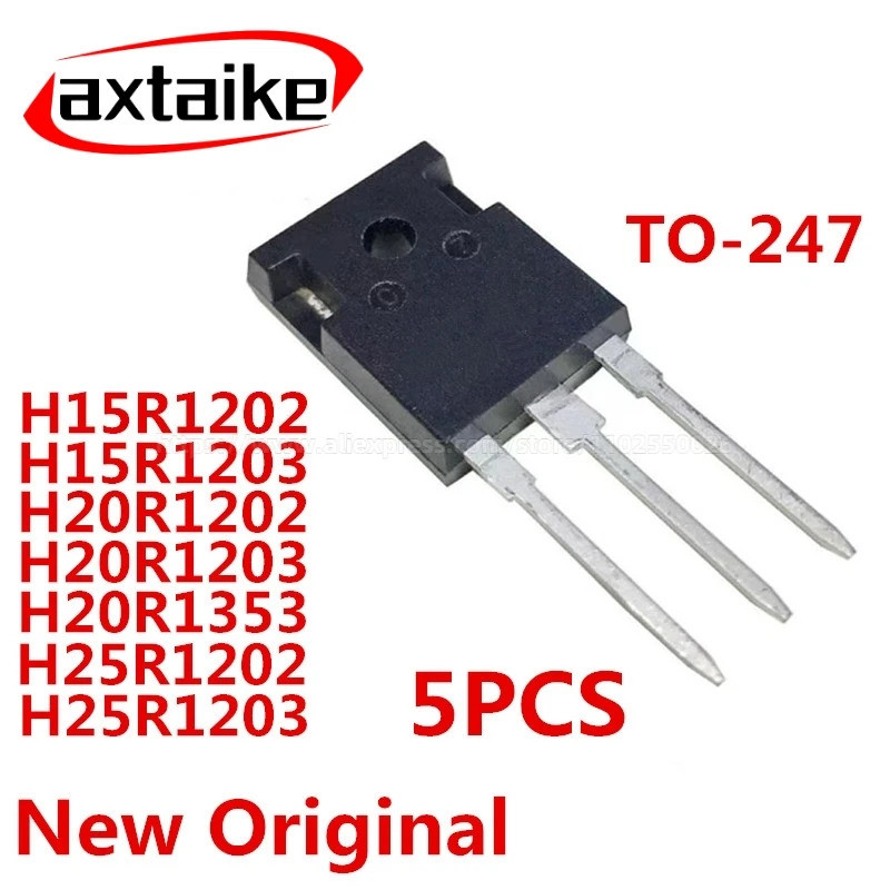 1/5PCS H15R H20R H25R H15R1202 H15R1203 H20R1202 H20R1203 H20R1353 H25R1202 H25R1203 TO-247 IBGT หม้