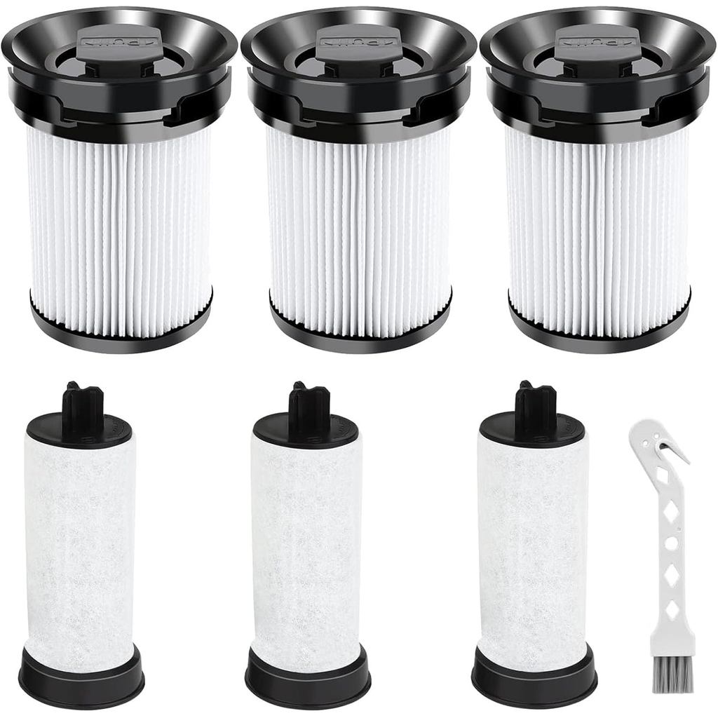 3 แพ็ค Fine เครื่องดูดฝุ่นฝุ่นสําหรับ Miele TriFlex HX1/HX1 Pro เครื่องดูดฝุ่นไร้สายแบบแท่ง, HX-FSF 