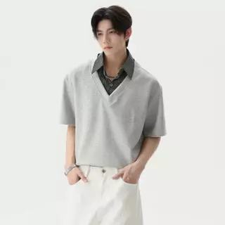 เสื้อโปโลผู้ชายแขนสั้น สไตล์อเมริกัน พร้อมคุณภาพเยี่ยมจากซุยโคเนะ