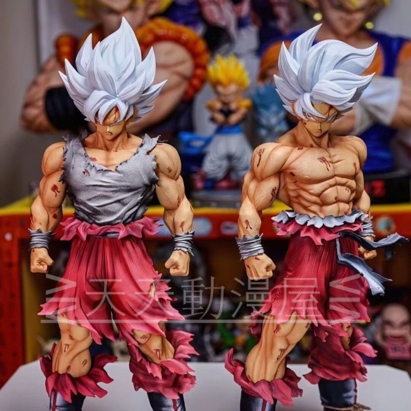จัดส่งฟรี Dragon Ball รูปปั้น Brother JMY โรงงานสีรายสัปดาห์ First Super Goku ยืน White God 1/6 ตุ๊กตาตกแต่งของขวัญชนิดบรรจุกล่อง