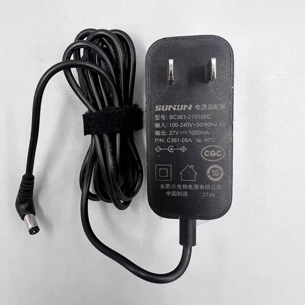 Original Deerma 27V 1000mA Vacuum Power Adapter Charger 27V 1A SC361-270100C