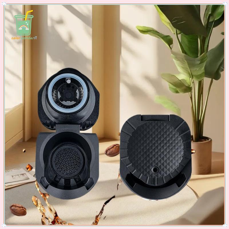 [สี] ที่วางแปลงอะแดปเตอร์กาแฟแบบใช้ซ้ําได้สําหรับ Espresso Origl Line Capsulepatible พร้อม Dolce Gus