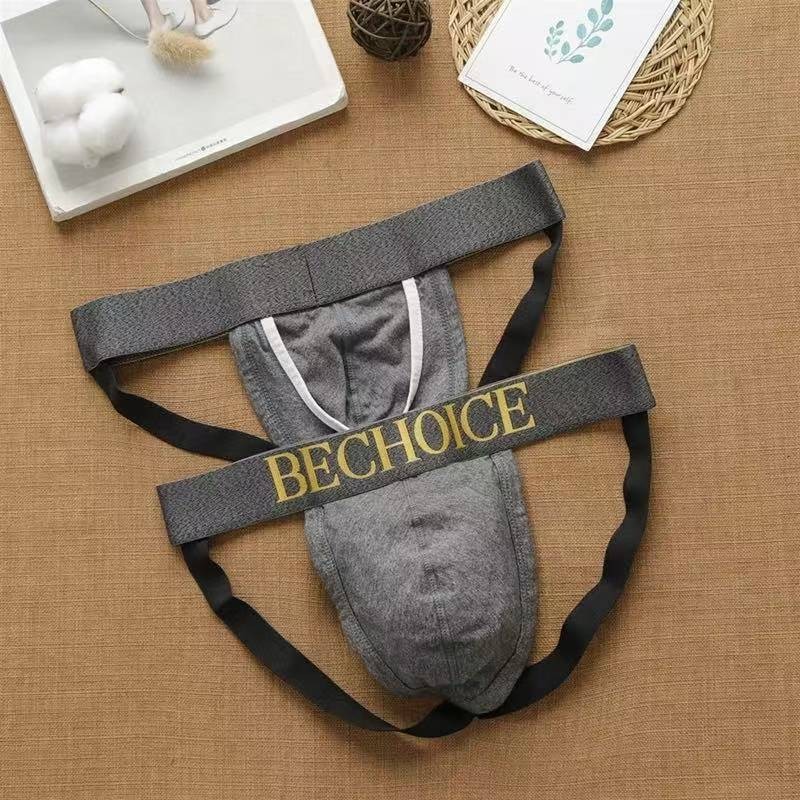 กางเกงชั้นในชาย Jockstrap BE572 Cotton BECHOICE Seluar Dalam Lelaki Jockstrap