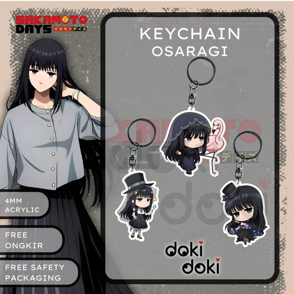 GANTUNGAN KUNCI KEYCHAIN OSARAGI ANIME SAKAMOTO DAYS