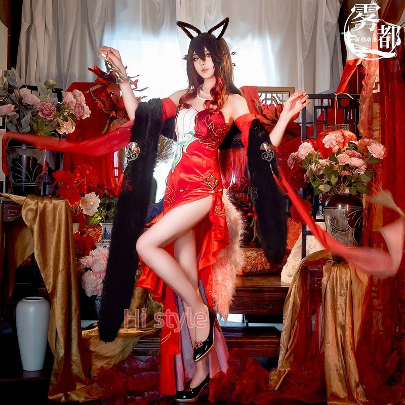 SSR Ting Yun Fugue Aventurine คอสตูมคอสเพลย์ Tingyun ปีใหม่