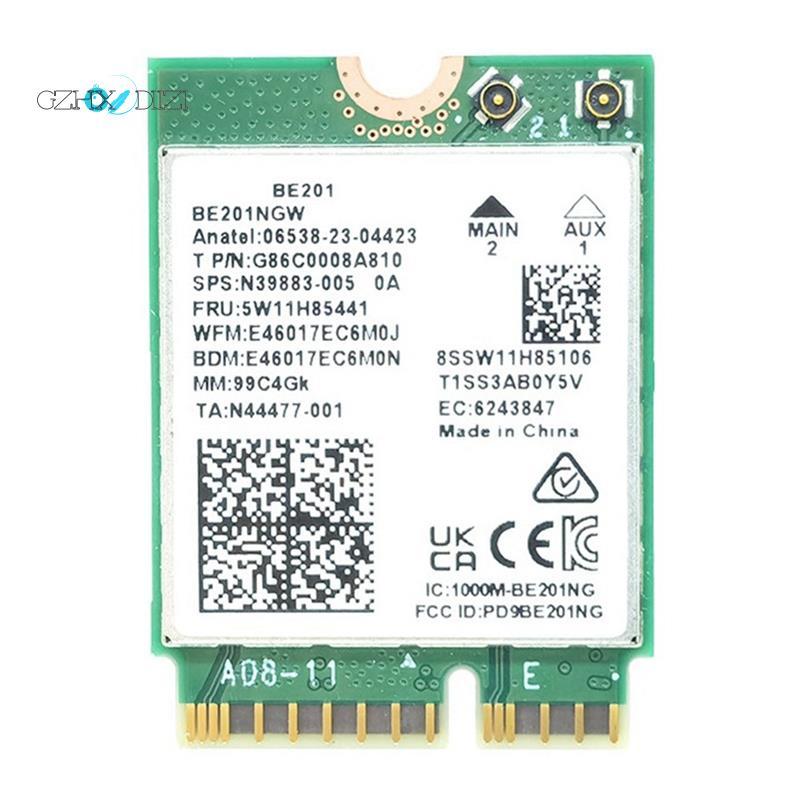 GzhxdiiziBE201 BE201NGW WIFI7 การ์ด M.2 Cnvio3 8774Mbps Tri-Band Bluetooth5.4 โมดูลการ์ด WIFI ไร้สาย