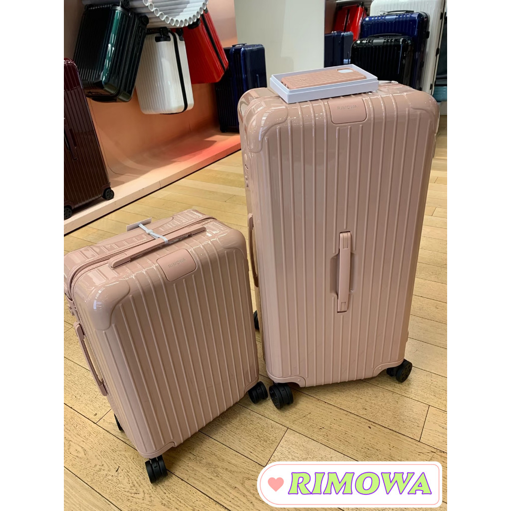 กระเป๋าเดินทาง RIMOWA Essential Trunk ของแท้ใหม่เอี่ยม สีชมพูทะเลทราย [มีให้เลือกสามขนาด] รุ่น 83280