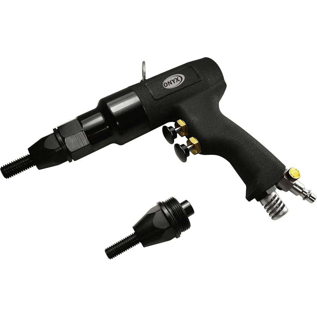 Astro PNEUMATIC Tool PRN12 ONYX PNEUMATIC Rivet Nut Setting Gun W/ 3/8" & 1/2" Mandrels