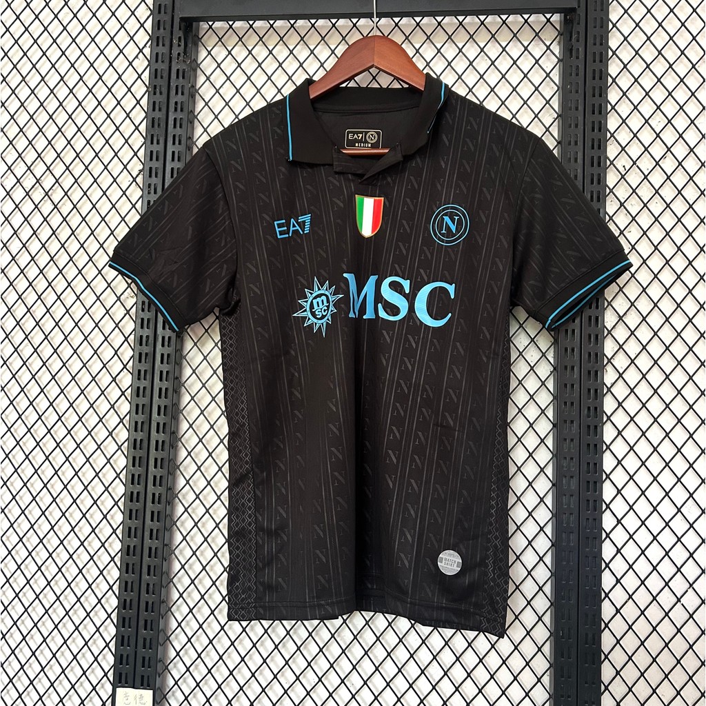 เสื้อบอล Napoli 2 Away Season 2025-26 เวอร์ชันแฟน พร้อมชื่อและหมายเลข สินค้าคุณภาพเยี่ยม ไซส์ S-4XL