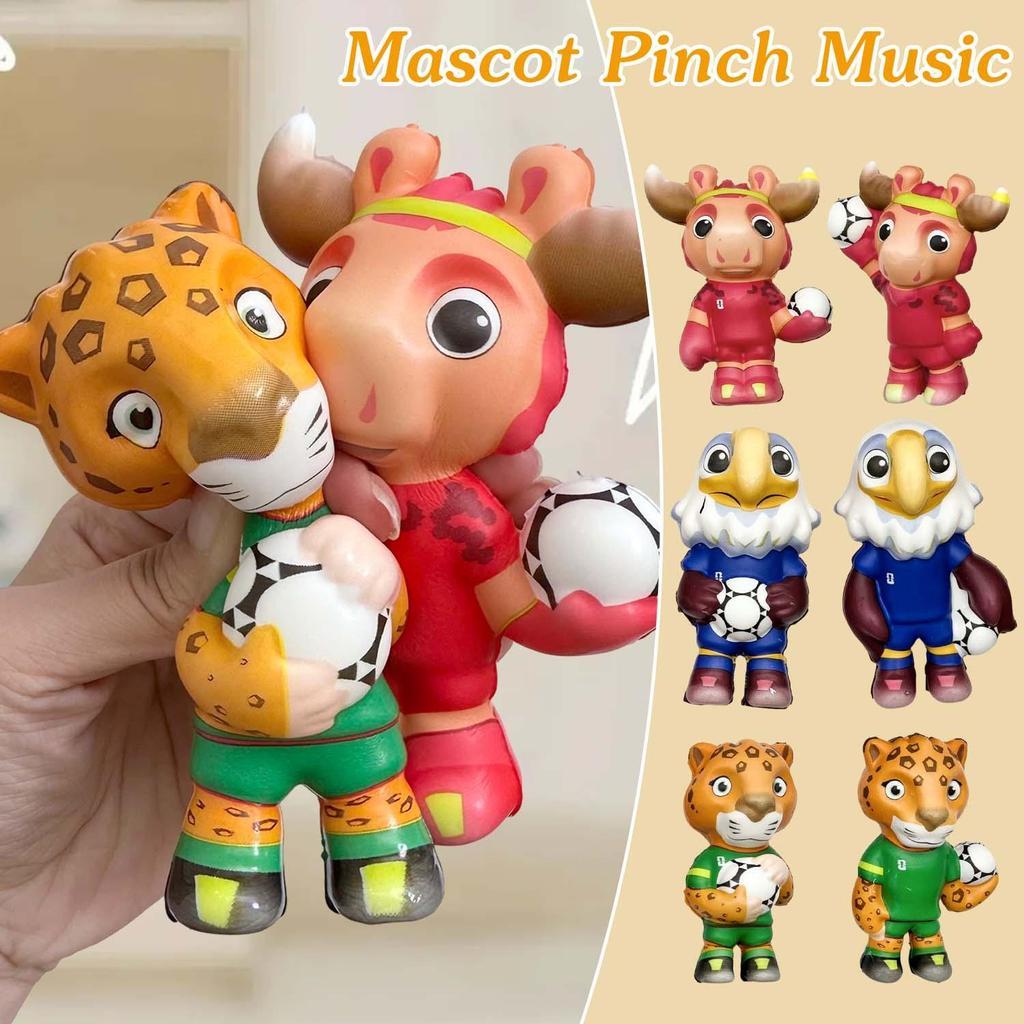 [HGB]5 ชิ้นพรีเมี่ยม PU ช้า Rebound ของเล่นบรรเทาความเครียด, สกุชชี่ผิวสําหรับลดความวิตกกังวล, หลากส