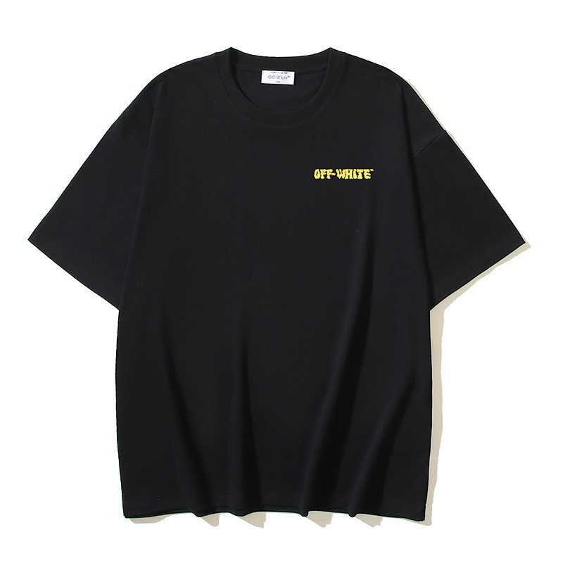 เสื้อยืดผู้ชายผู้หญิงสีขาวยี่ห้อ 2EQ แบบพิมพ์รอบคอดีไซน์เรียบง่าย เหมาะสำหรับใส่ทำงานและวันหยุด
