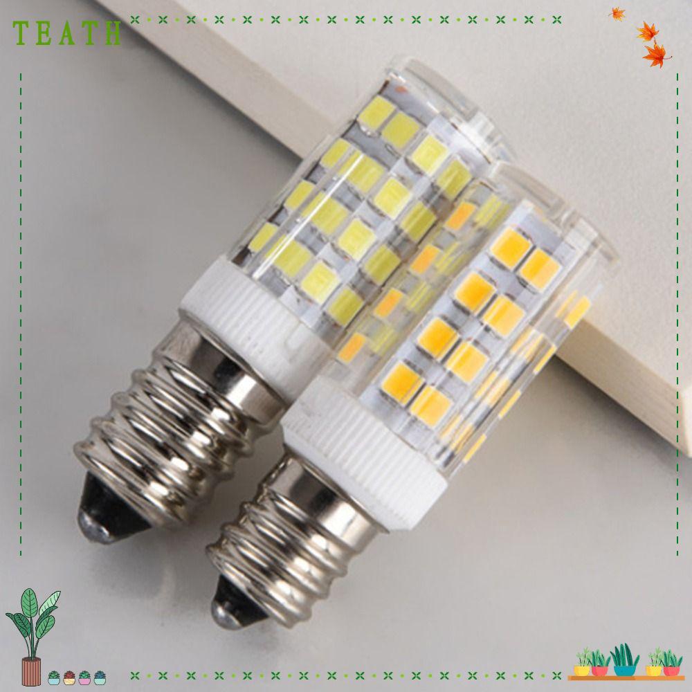 TEATH Corn Bulb แสงสีขาว E12 E14 LED Corn Bulb . No Flicker 3W 5W 7W 9W Hood เตาอบไฟ LED ระงับเพดาน