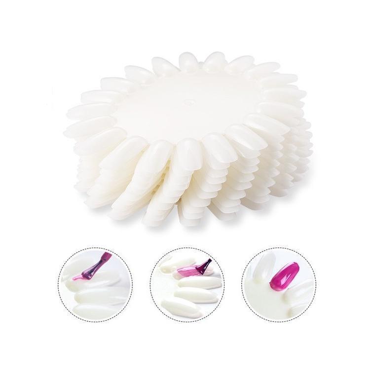 MEFA ล้อโชว์เล็บ, 10 ชิ้น, สำหรับฝึกเล็บปลอม, การ์ดสี, หัวเข็มขัด, แหวน, ชุดเริ่มต้นเล็บนู้ด