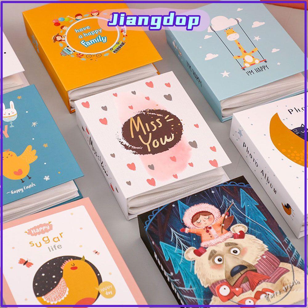 JIANG คอลเลกชันอัลบั้ม 100 ชิ้น, อัลบั้มภาพ PVC 4R ลายการ์ตูน, ใส่หลากสี