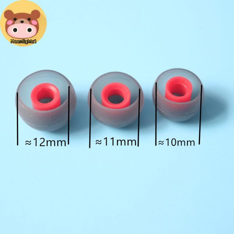 Moonlights1 3 คู่ (6 ชิ้น) LMS In Ear Tips หูฟังหูฟังซิลิโคน Eartips/หู/Earbuds สําหรับ DT600/F3/M6/