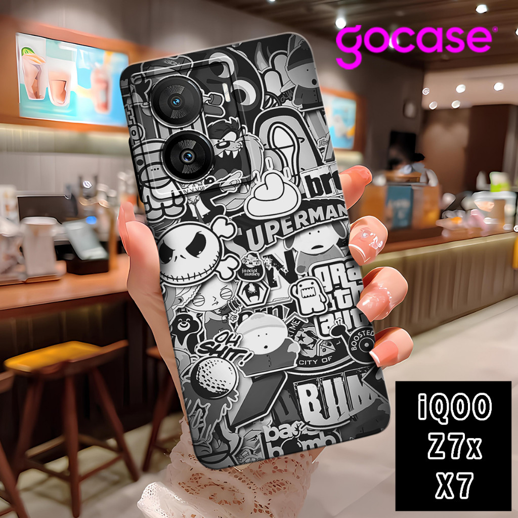 ( UVA 15 ) ยางยืดหยุ่น Softcase สําหรับ vivo iQOO Z7 l vivo iQOO Z7x ซิลิโคน l Pro กล้อง l ปลอกล่าสุ