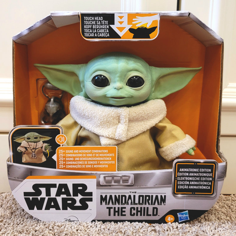 America Hasbro yoda Baby yoda yoda The Mandalorian Star Wars Voice Interactive Doll Toy Gift