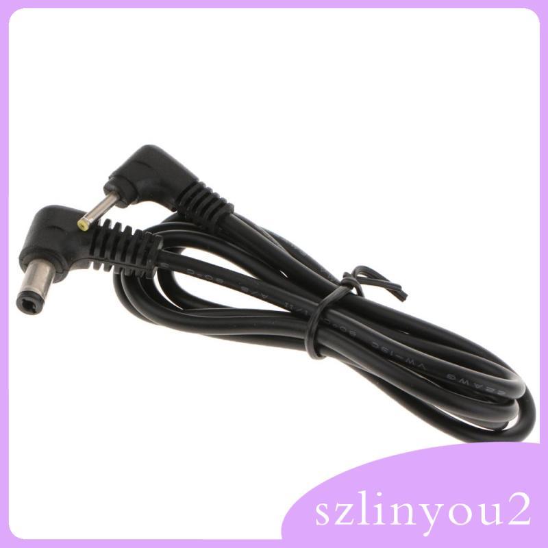 [szlinyou2] 5x90 ซม. 12V DC Connector Cable 5.5*2.5 มม.หญิงถึง 2.5*0.7 มม.ชายมุมขวา