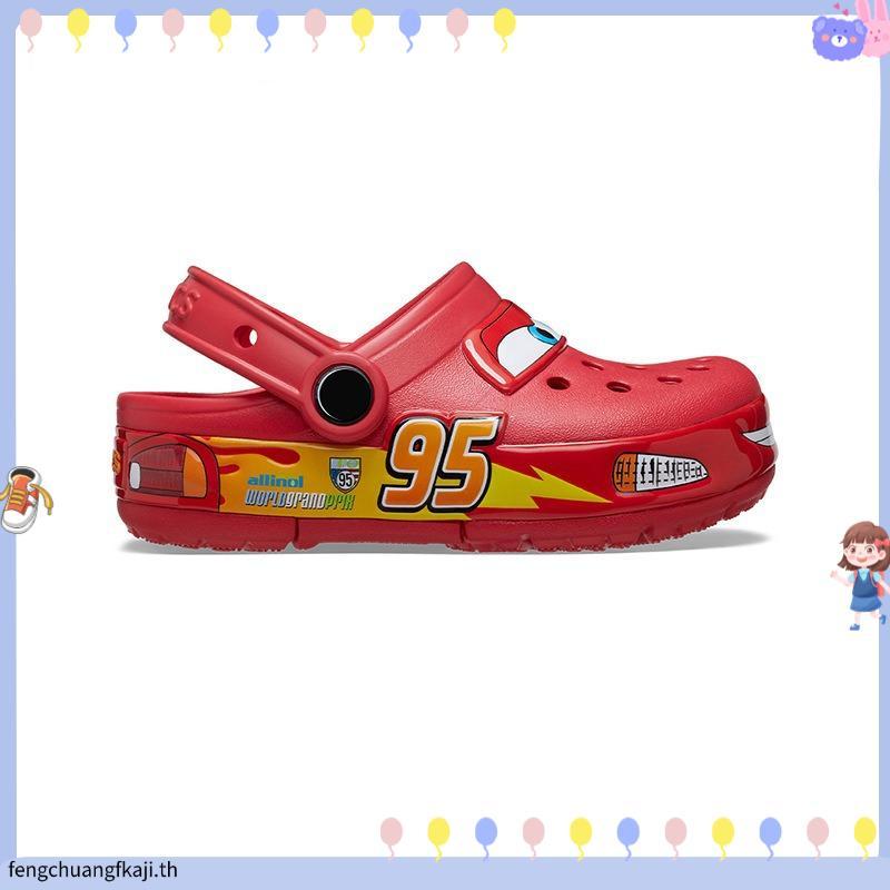 ⭐️รองเท้าแตะสําหรับเด็ก  McQueen พร้อม LED กระพริบ