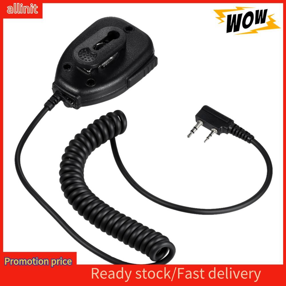 allinit ไมโครโฟนลำโพง BAOFENG สำหรับเครื่องส่งรับวิทยุ UV-5R Series