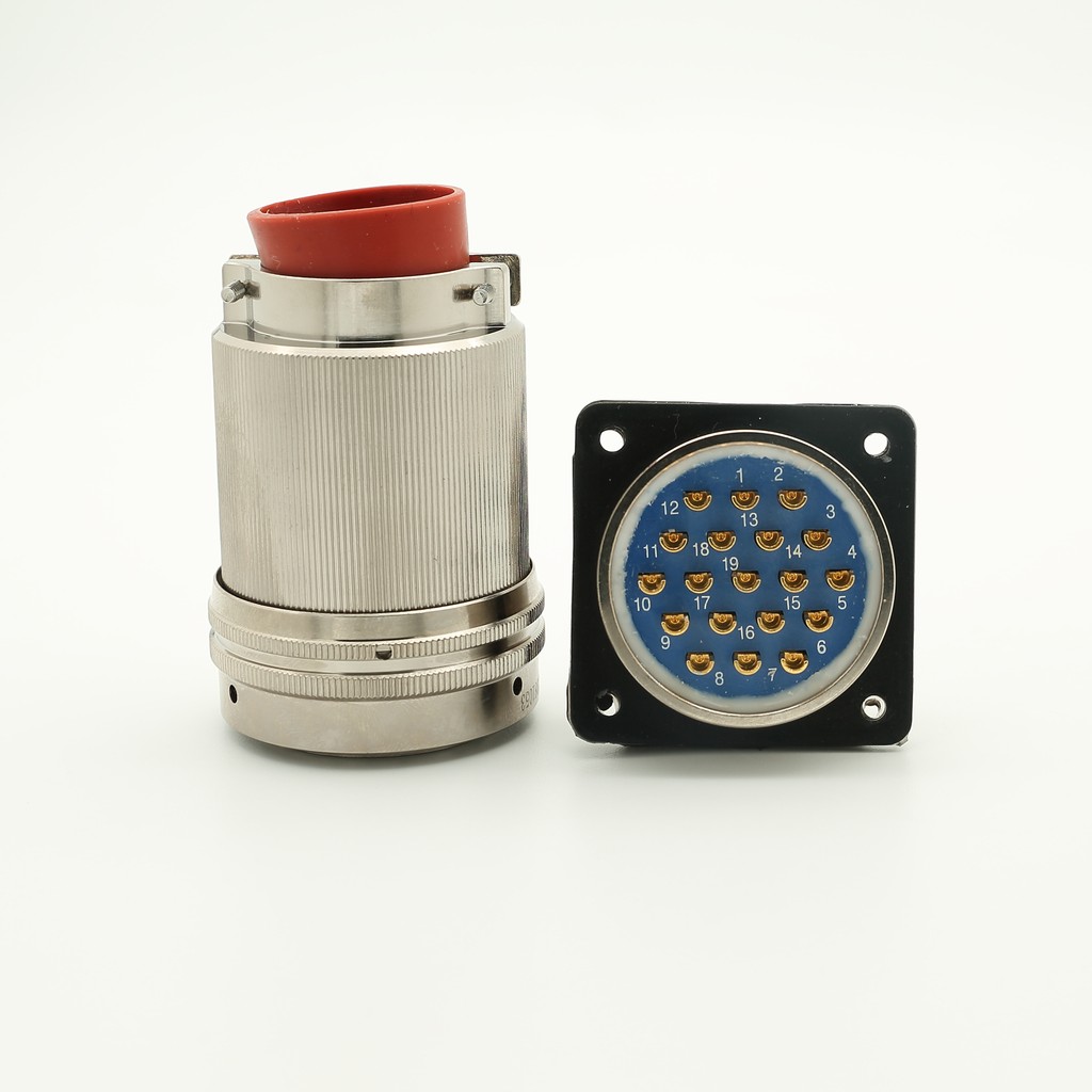 Y50X-2419TJ2+Y50X-2419ZK10 รอบเชื่อมต่อ 19-Core การบินปลั๊กซ็อกเก็ตโรงงานแหล่ง