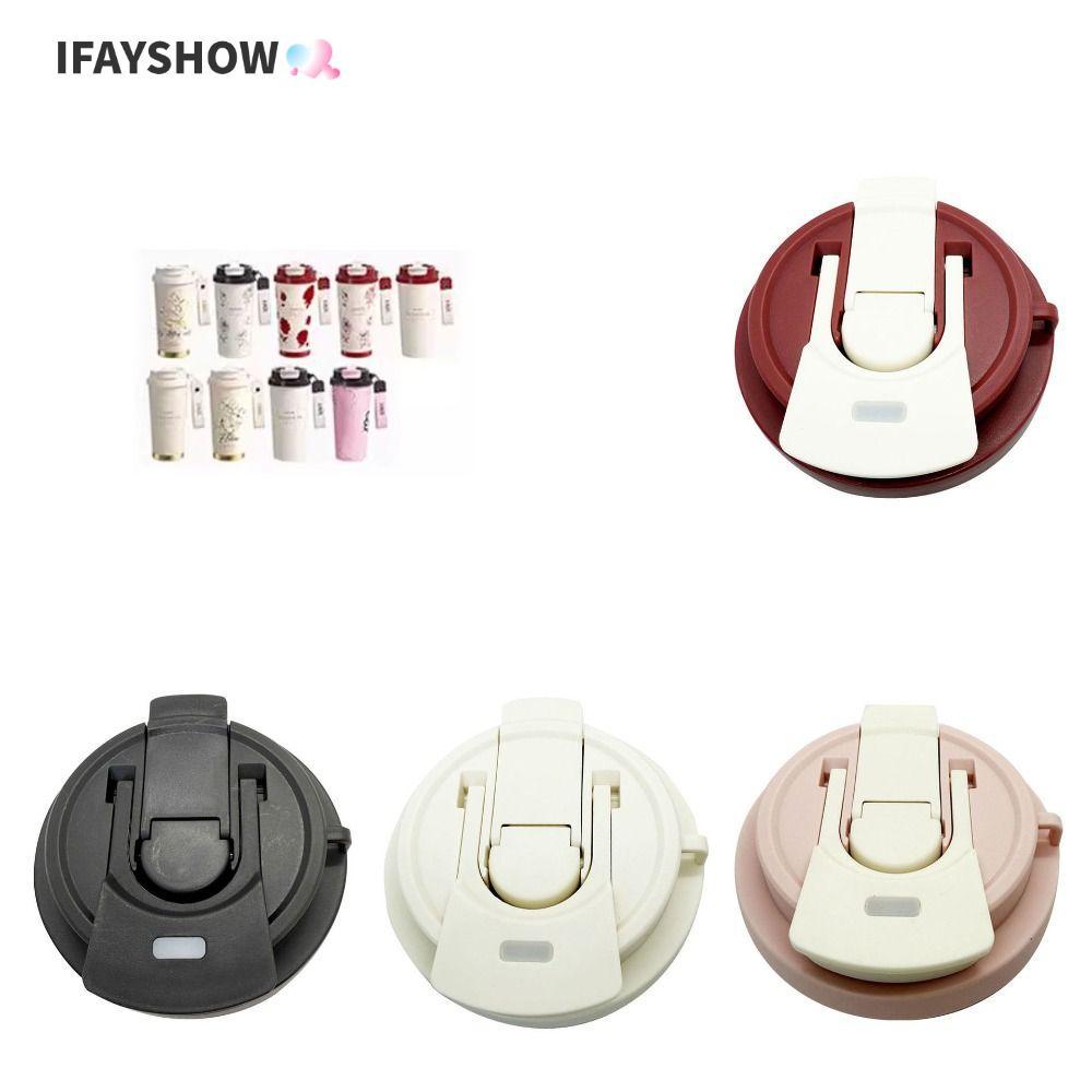 IFAYSHOW ฝาพลิกฟาง, แหวนปิดผนึกพลาสติกเปลี่ยนฝาถ้วย, ความคิดสร้างสรรค์ปากกว้างฝาครอบขวดน้ํารั่วอุปกรณ์ขวดกีฬา
