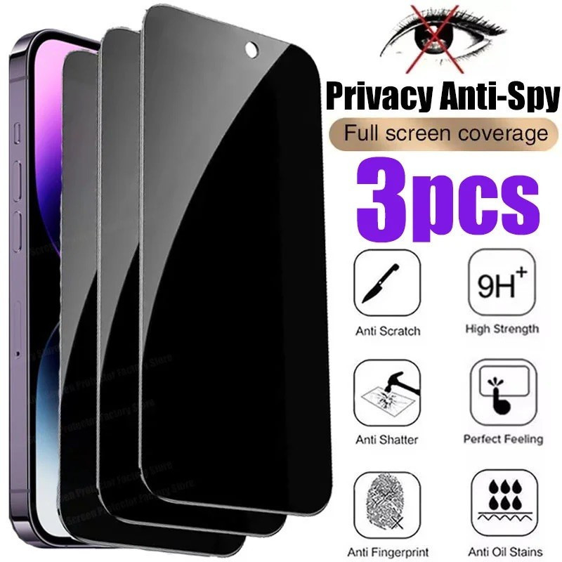 3PCS ฟิล์มกระจก For Samsung A07 A17 A55 5G A06 A16 A56 A54 A26 A36 A05 A05S A15 S24 S25 Ultra A12 A22 4G A34 A14 A25 A23