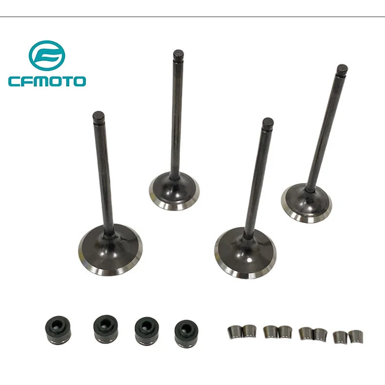 สําหรับ CFMOTO CF300NK CF300 CF 300 NK คุณภาพสูงรถจักรยานยนต์ EXHAUST วาล์วและวาล์วไอดีพร้อมซีลน้ําม