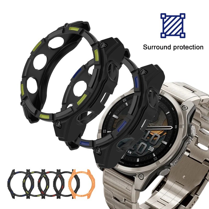 สําหรับ Garmin Enduro 3 TPU Hollow กรอบกันชนป้องกันสําหรับ Garmin Enduro3 ซิลิโคนอ่อนนุ่มป้องกันแฟชั