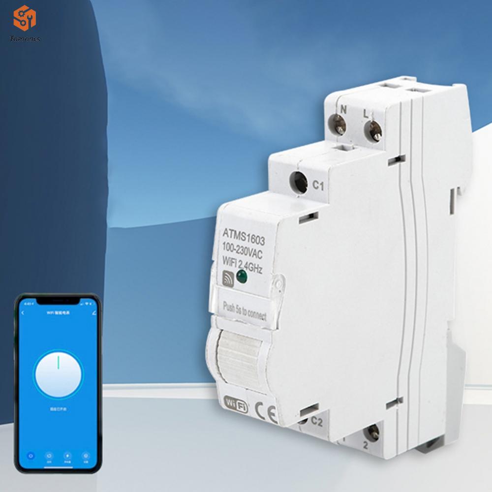 ATMS1603 สําหรับ Tuya Single Phase Wifi สมาร์ท KWH Meter รีโมทคอนโทรล Energy Meter