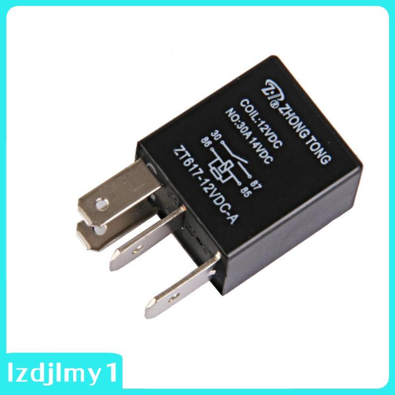 [Lzdjlmy1] เปลี่ยนรถยนต์รถยนต์ DC 12V 30AMP รีเลย์สตาร์ท 4P DIY Power 100% ใหม่