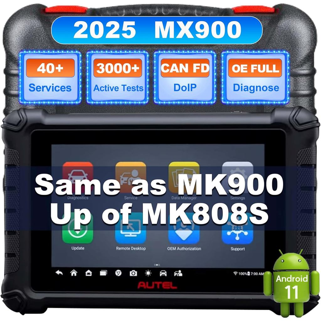 Autel MaxiCheck MX900 OBD2 เครื่องสแกนเนอร์ เช่นเดียวกับ MaxiCOM MK900 MK900BT อัพเกรด MK808 MX808 เ