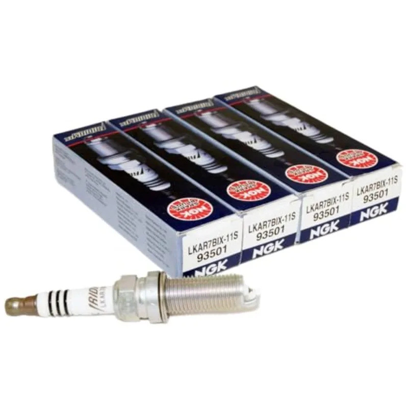 LKAR7BIX-11S Iridium IX หัวเทียน Iridium Ix 4 แพ็คสําหรับการใช้งานเครื่องยนต์ประสิทธิภาพสูงพร้อมประส
