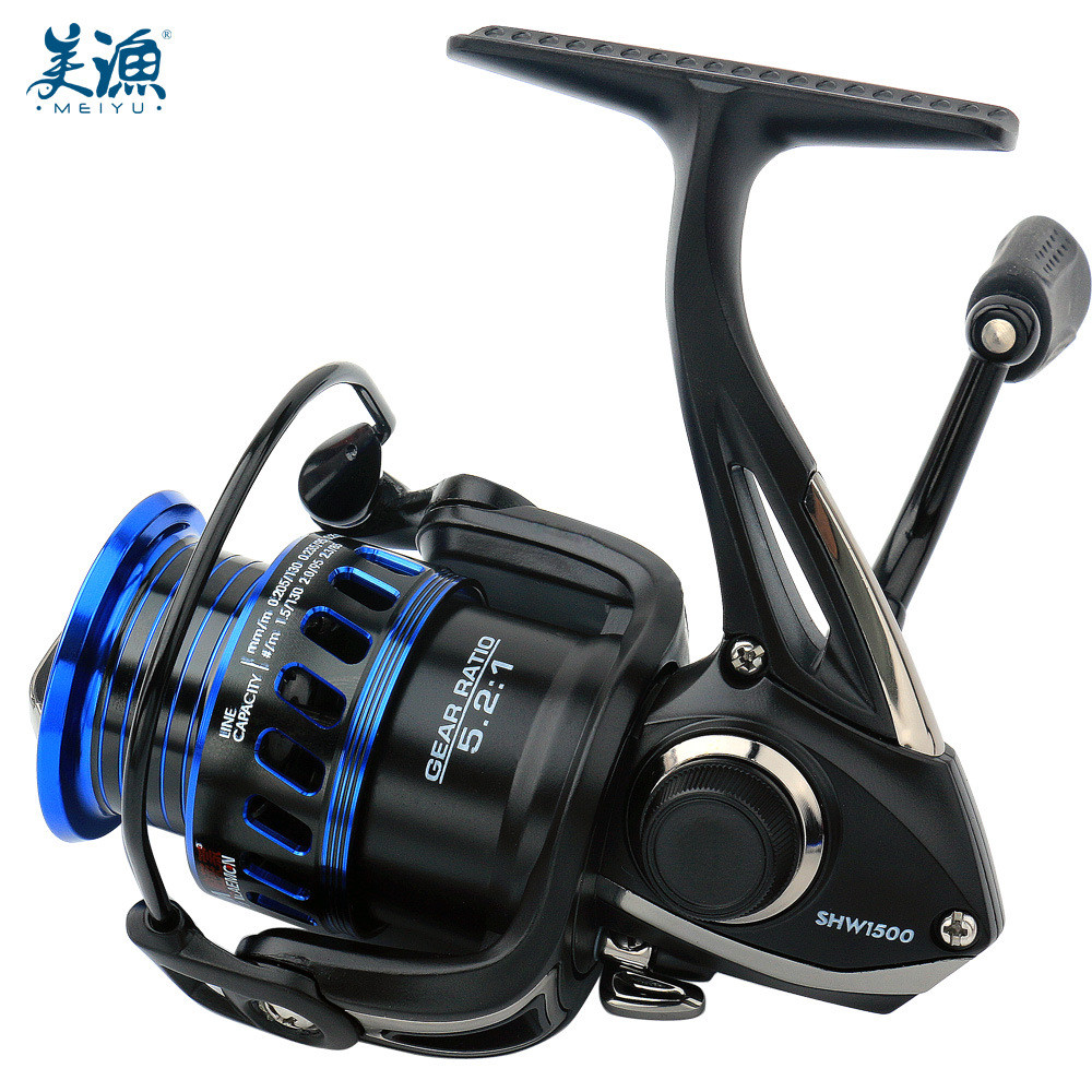 Beautiful Fishing Metal Gap-Free Lure Spinning Wheel1500/2000Micro Fishing Reel Fishing Wheel Small 