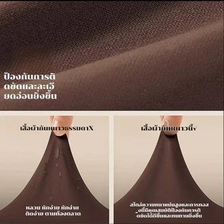 『Brelira』บางพิเศษ Heattech ลองจอนกันหนาว ผู้หญิง ฤดูใบไม้ร่วงและฤดูหนาว บางเฉียบเสื้อลองจอนบาง แขนยาวไร้ตะเข็บ ฮีทเทค เสื้อ+กางเกง ชุดชั้นในท