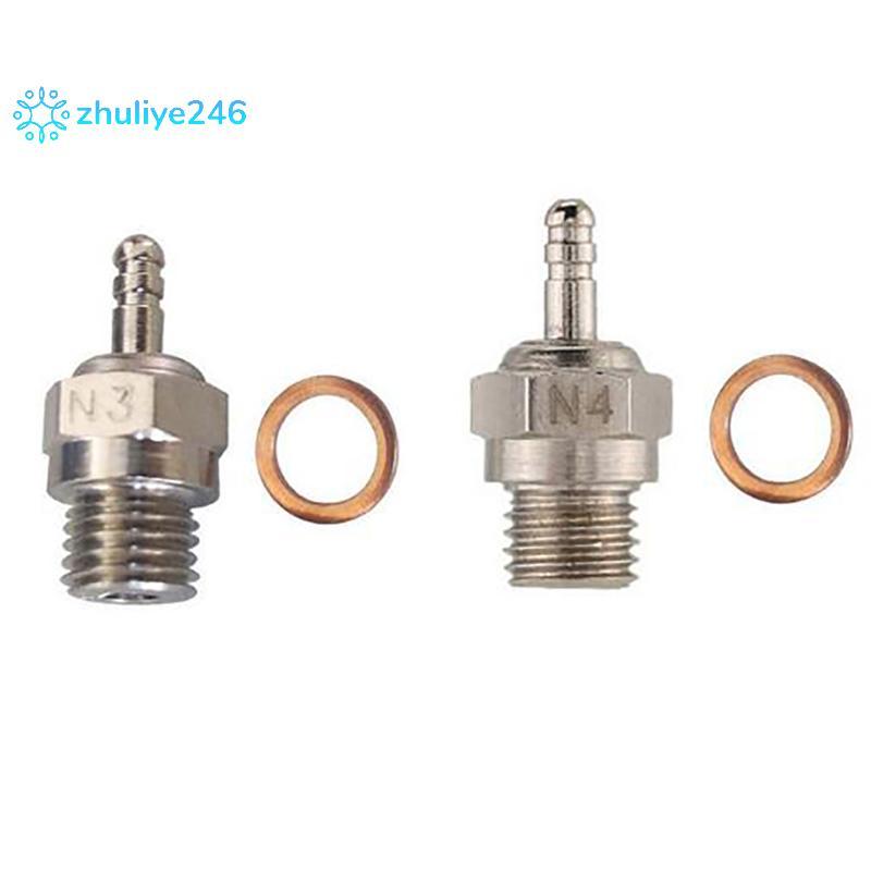 <zhuliye246> 1 ชิ้น Universal 8 Glow Plug N3 N4 Spark Nitro ชิ้นส่วนเครื่องยนต์สําหรับ HSP RC รถ Par