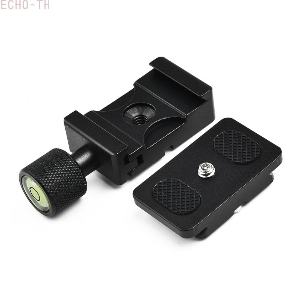 【ECHO】Clamp Aluminium Alloy For Benro Arca Swiss Tripod Matt Black 1/4" Mount Hot Sale【Echo-baby】
