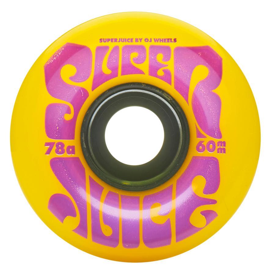 OJ Super Juice Yellow 78a Skateboard Wheels 60mm