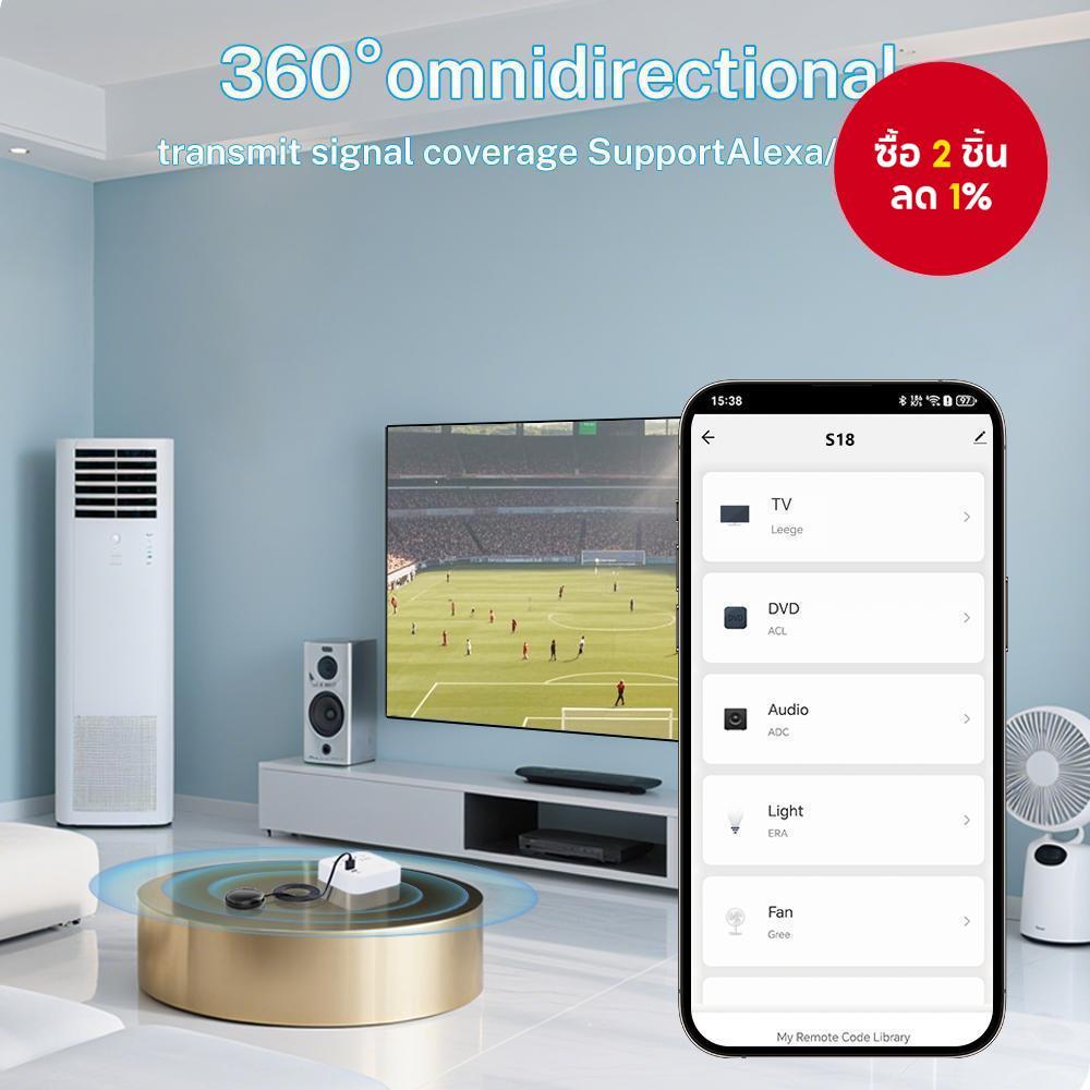 สําหรับ Tuya WiFi IR รีโมทสากลสําหรับสมาร์ททีวี ใช้งานได้กับ Alexa Google Home Yandex Alice