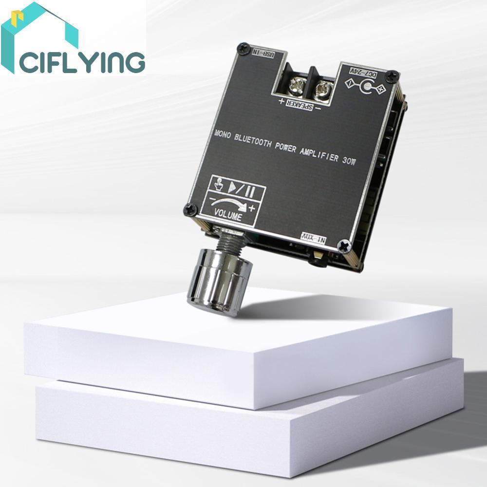 ZK-301B Mono 30W เครื่องขยายเสียงโมดูลรองรับไร้สาย TWS บลูทูธที่รองรับ 5.1 เครื่องขยายเสียง DC9-24V 