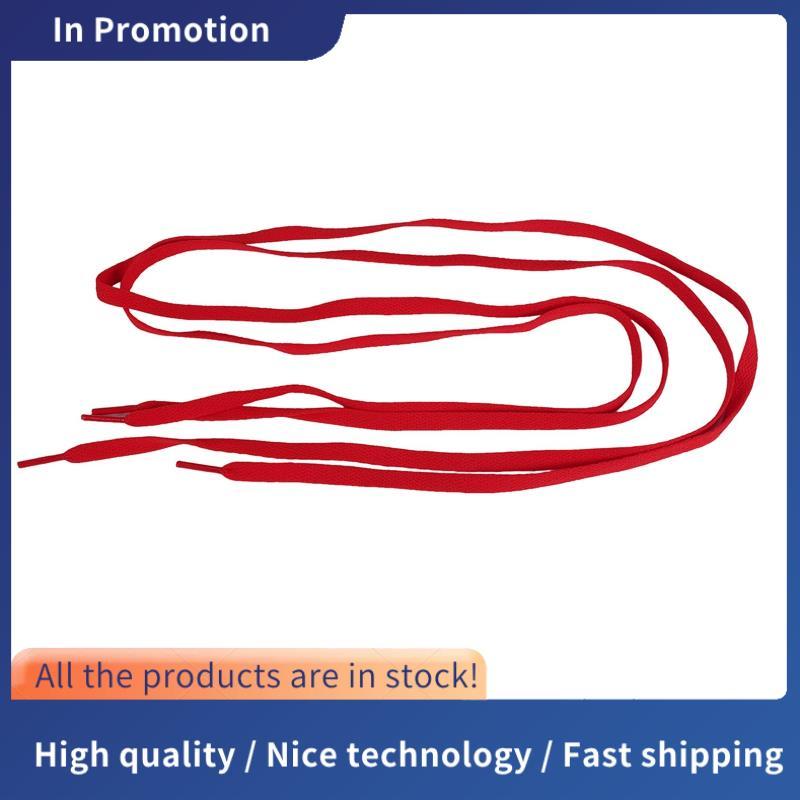 Flat Shoe Laces Bootlaces Trainers Skate เชือกผูกรองเท้าที่แข็งแกร่งสีแดง